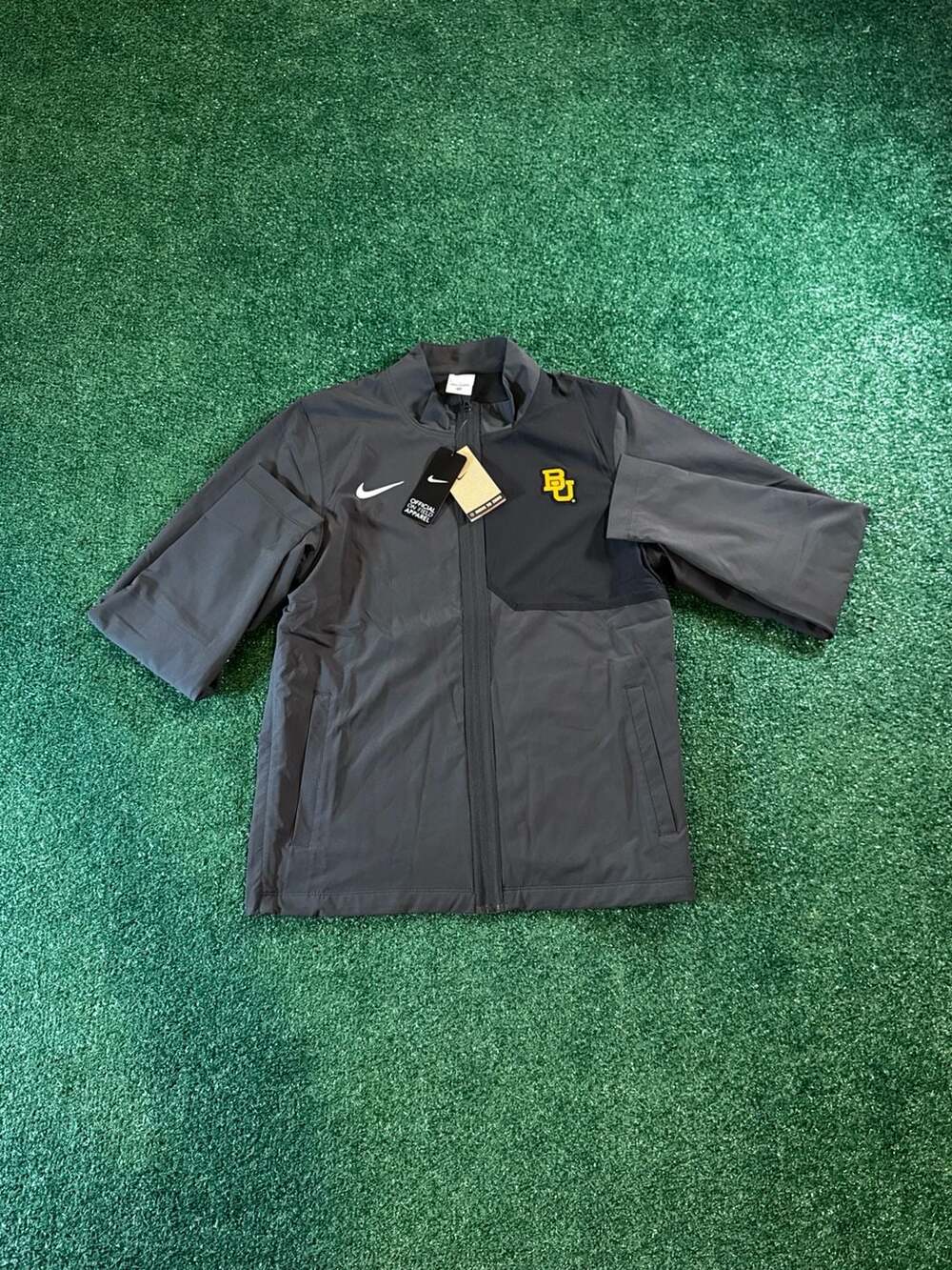 Nike Baylor Bears Full-Zip Jacket Woven Size M Anthracite New With Tags